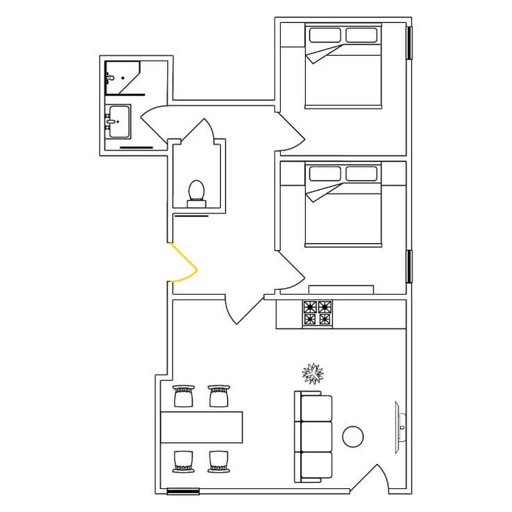Grundriss Appartement Rosskopf