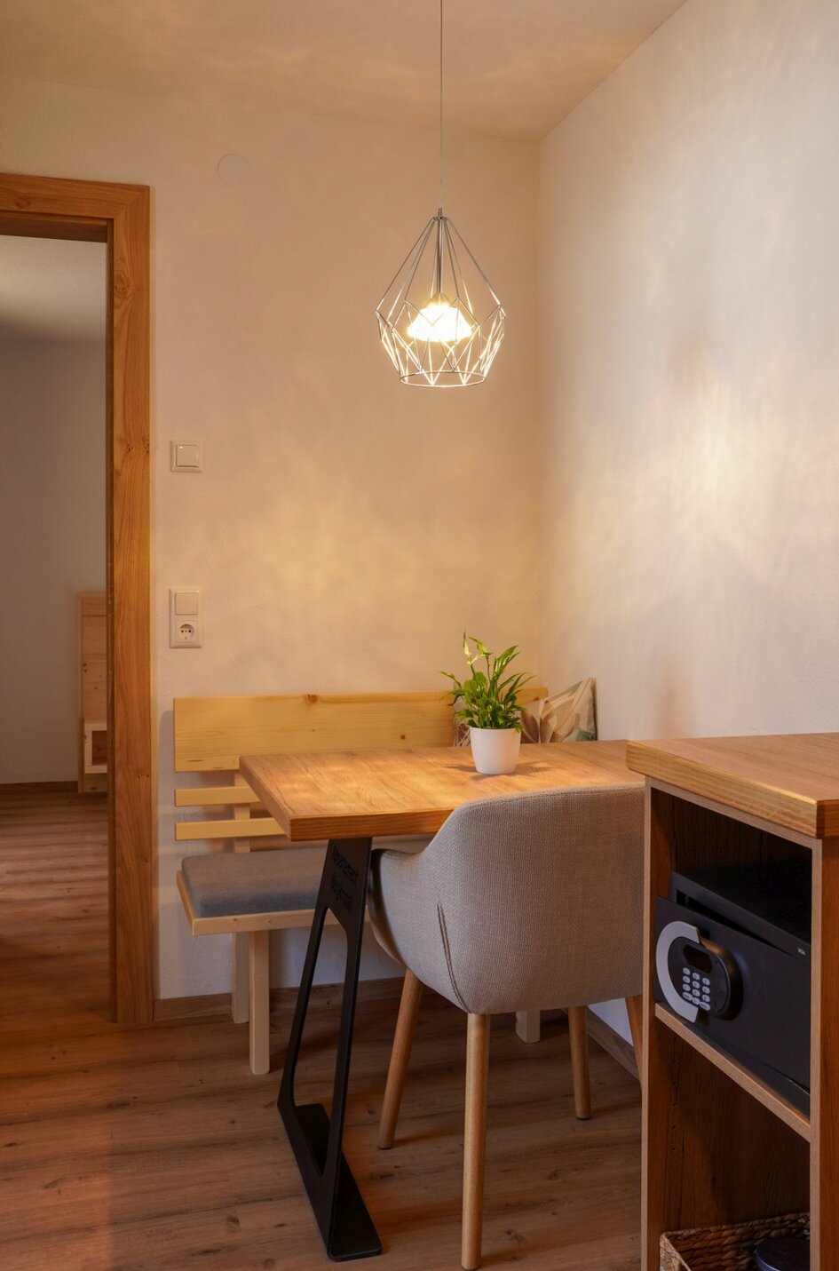 Essecke im Appartement Bergkristall