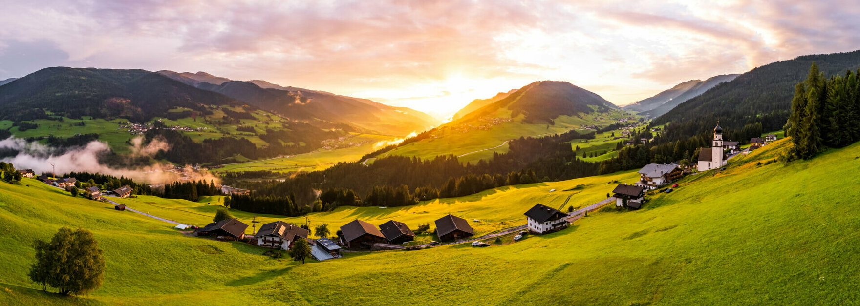 Hollbruck bei Sonnenaufgang