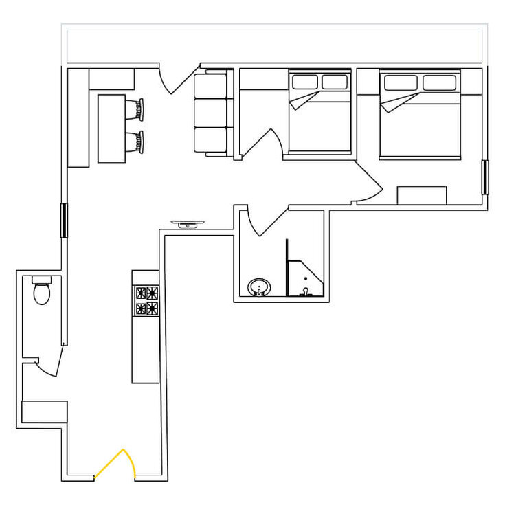 Grundriss Appartement Dorfberg