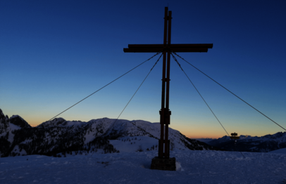 Sonnenuntergang am Dorfberg